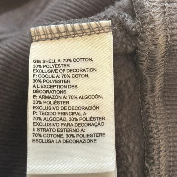 North Face Half Dome Leopard Hoodie Gray Size Small - Picture 7 of 9